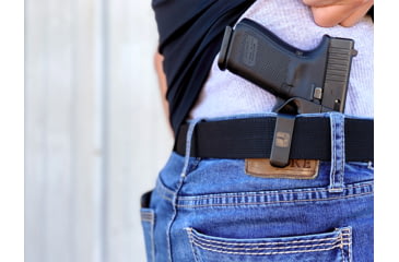 Image of Bravo Concealment IWB Torsion 3.0 Holster, Glock 19, 23, 32, 19X, 19 MOS, 45, Gen 3-5, Right Hand, 1.50in Belt Clips, Black, Small, 850007014674