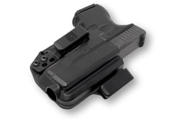 Image of Bravo Concealment IWB Torsion 3.0 Holster, Glock 26, 27, 33, Right Hand, 1.50in Belt Clips, Black, Small, 858094007036