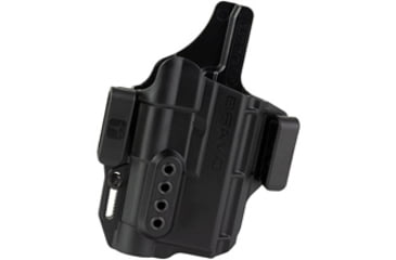 Image of Bravo Concealment IWB Torsion Light Bearing Holster W/ Waistband Clips, Glock 19, 19X, 23, 32, 45 W/Streamlight TLR-1, Right Hand, Polymer, Black, BC40-1004