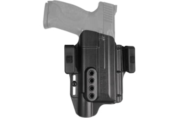 Image of Bravo Concealment IWB Torsion Light Bearing Holster W/ Waistband Clips, S&W M&P 2.0 9/40 Full Size W/SureFire X300, Right Hand, Polymer, Black, BC40-1008