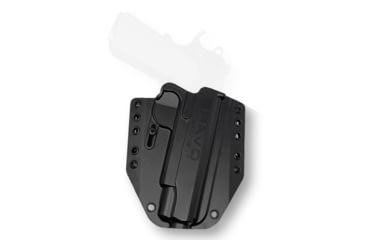 Image of Bravo Concealment OWB BCA Holster W/ 1.5 in Belt Loops, 1911 4.25-5 in Rail/No Rail, Right Hand, Polymer, Black, BC10-1022