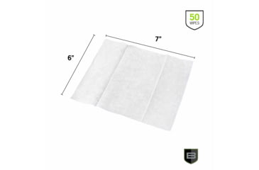 Image of Breakthrough Clean Technologies Lead &amp; Heavy Metal Removal Wipes, 7x 6in, 50-Pack, BT-LRW-50