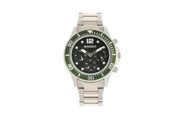 Image of Breed Pegasus Watch - Men's, Green/Silver, BRD8102