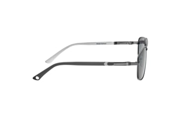 Image of Breed Gotham Polarized Sunglasses - Mens, Silver Frame, Black Lens, Silver/Black, One Size, BSG067C2
