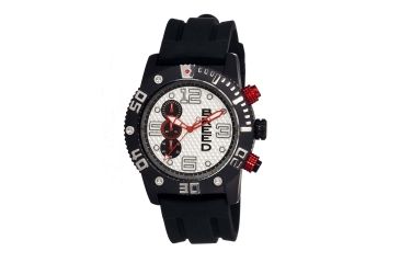 Image of Breed Grand Prix Chronograph Mens Watch, Silver Dial, 45mm Case Diameter BRD3907