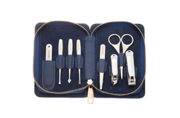 Image of Breed Katana 8 Piece Surgical Steel Groom Kit, Blue, One Size, BRDGRMKIT-BLU