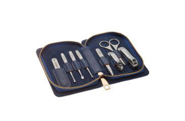 Image of Breed Katana 8 Piece Surgical Steel Groom Kit, Blue, One Size, BRDGRMKIT-BLU