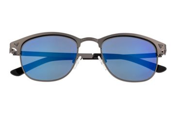 Image of Breed Phase Sunglasses, Gunmetal Titanium Frame, Blue Polarized Lens, Gunmetal/Blue, One Size, BSG058GM