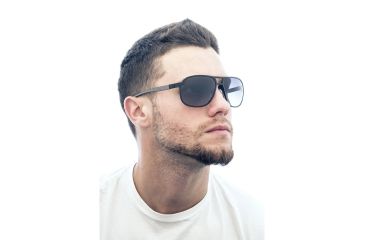 Image of Sunglasses Apollo 006BN, Brown Titanium Frame, Brown/Gradient Lens