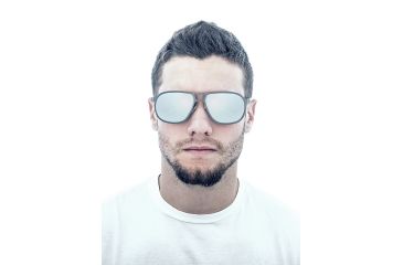 Image of Sunglasses Concorde 001BN, Brown Titanium Frame, Brown Lens
