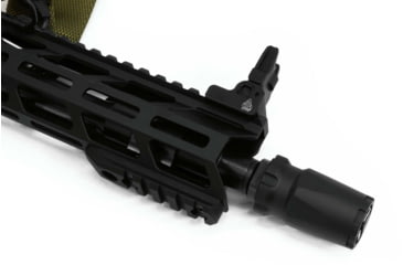 Image of Breek Arms 5 Slot M-LOK Aluminum Rail Section Quick Ramp w/ QD Sling Mount, Black, BRK734