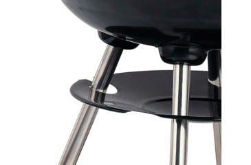 Image of BRENTWOOD Portable Charcoal BBQ Grill with Wheels, Red, 17, BB-1701