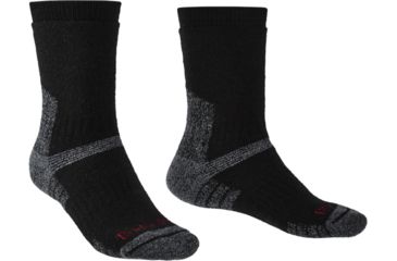 Image of Bridgedale Explorer Heavyweight Merino Endurance Knee Socks - Mens, Black, Medium, 710153-818-M