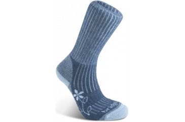 Image of MerinoFusion Trekker Medium Crew Sock - Womens-Blue / Sky-Medium