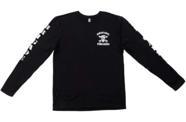 Image of Brigade Manufacturing Garment Logo T-Shirt Long Sleeve, Black, Medium, GLS0A3B0