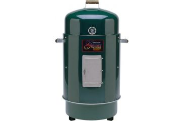 Image of Brinkmann Outdoors Gourmet Charcoal Smoker &amp; Grill, Green 852-7080-E