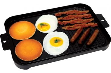 Image of Brinkmann Outdoors Cast Aluminum Griddle, Black 812-9005-S