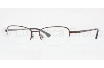 Image of Brooks Brothers BB482 SV Prescription Eyeglasses, Dark Brown Frame / 51 mm Prescription Lenses, 1542 5116