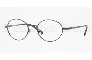 Image of Brooks Brothers BB483 Progressive Eyeglasses - Black Frame / 49 mm Prescription Lenses, 1500-4919