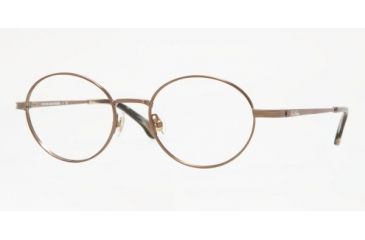 Image of Brooks Brothers BB483 Progressive Eyeglasses - Light Brown Demo Lens Frame / 51 mm Prescription Lenses, 1551-5119