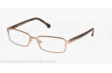 Image of Brooks Brothers BB1017 Bifocal Prescription Eyeglasses 1584-53 - Matte Taupe Frame, Demo Lens Lenses