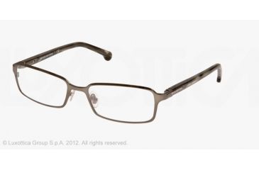 Image of Brooks Brothers BB1017 Bifocal Prescription Eyeglasses 1627-53 - Matte Olive Frame, Demo Lens Lenses