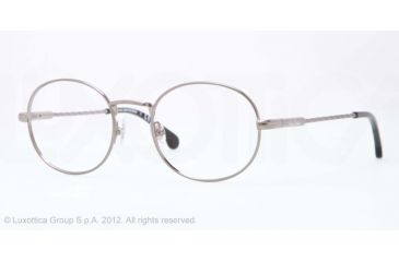 Image of Brooks Brothers BB1018 Single Vision Prescription Eyeglasses 1507-47 - Gunmetal Frame, Demo Lens Lenses