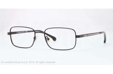 Image of Brooks Brothers BB1019 Single Vision Prescription Eyeglasses 1536-51 - Black Frame, Demo Lens Lenses