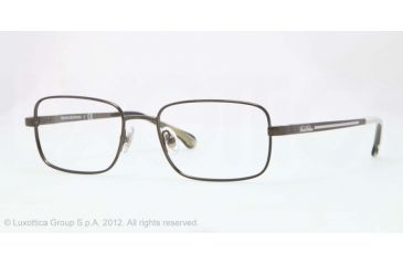 Image of Brooks Brothers BB1019 Single Vision Prescription Eyeglasses 1616-51 - Olive Frame, Demo Lens Lenses