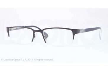 Image of Brooks Brothers BB1020 Single Vision Prescription Eyeglasses 1602-46 - Satin Dark Blue Frame