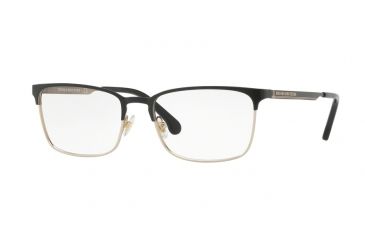 Image of Brooks Brothers BB1054 Single Vision Prescription Eyeglasses, 54mm, Black/Gold, BB1054-1685-54-SV