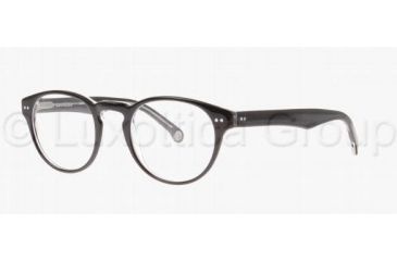 Image of Brooks Brothers BB2004 Progressive Prescription Eyeglasses 6046-4620 - Black Crystal 