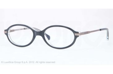 Image of Brooks Brothers BB2016 Progressive Prescription Eyeglasses 6070-47 - Dark Blue Frame