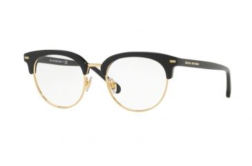 Image of Brooks Brothers BB2039 Eyeglass Frames 6130-49 - Black/Gold Frame