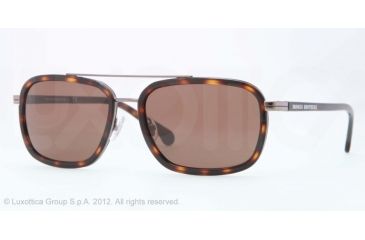 Image of Brooks Brothers BB4017 Single Vision Prescription Sunglasses BB4017-163673-56 - Lens Diameter 56 mm, Frame Color Gunmetal/tort