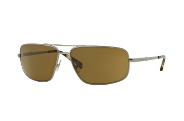 Image of Brooks Brothers BB4031S Sunglasses 151573-61 - Matte Lt Gunmetal Frame, Smoke Solid Lenses