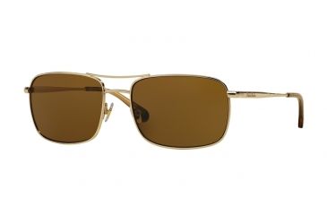 Image of Brooks Brothers BB4035S Sunglasses 117273-59 - Gold Frame, Smoke Solid Lenses