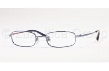 Image of Brooks Brothers BB441T Eyeglasses with No-Line Progressive Rx Prescription Lenses 1126T-4617 - Blue 