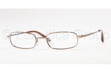 Image of Brooks Brothers BB441T Eyeglasses with No-Line Progressive Rx Prescription Lenses 1161T-4417 - Brown 