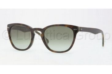 Image of Brooks Brothers BB5003S Sunglasses 60058E-4920 - Tortoise/Horn Green Gradient