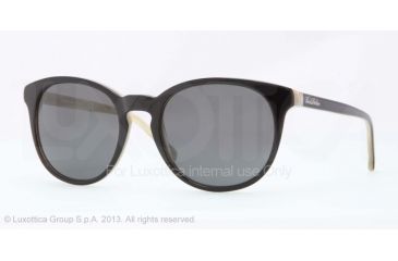 Image of Brooks Brothers BB5010 Single Vision Prescription Sunglasses BB5010-607287-53 - Lens Diameter 53 mm, Frame Color Black/Horn