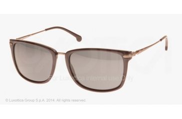 Image of Brooks Brothers BB5015 Sunglasses 600087-57 - Black Frame, Grey Solid Lenses