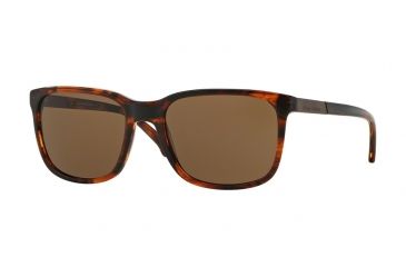 Image of Brooks Brothers BB5026S Sunglasses 609373-57 - Brown Horn/lt Brown Frame, Brown Solid Lenses