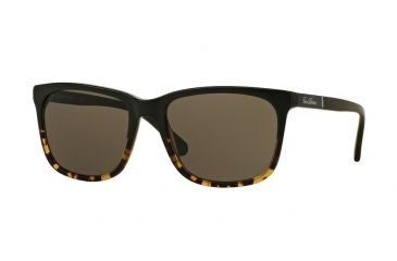 Image of Brooks Brothers BB5027S Sunglasses 610003-57 - Green Tort/matte Green Tort Frame, Lt. Brown Solid Lenses