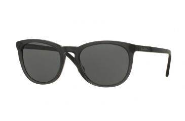 Image of Brooks Brothers BB5030S Sunglasses 610987-55 - Lt Grey/matte Black Frame, Grey Solid Lenses