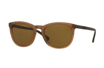 Image of Brooks Brothers BB5030S Sunglasses 611073-55 - Lt Brown/matte Dk Tort Frame, Smoke Solid Lenses