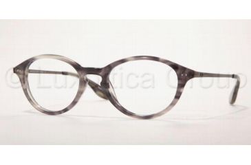Image of Brooks Brothers BB701 Eyeglasses with No-Line Progressive Rx Prescription Lenses 5260-5119 - Gray Horn 