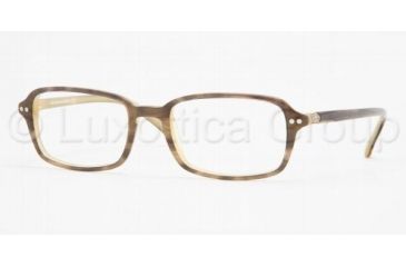 Image of Brooks Brothers BB717 SV Prescription Eyeglasses, Wood/Cream Frame w/ 49 mm Diameter Lenses, 5236 4918