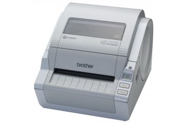 Image of Brother Mobile Solutions TD-4100N Desktop Barcode Network Printer TD4100N