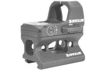 Image of BROWE 1x23mm 3 MOA Red Dot Micro Reflex w/RMR Footprint, Side Loading Battery w/Co-Witness Mount, Black, One Size, BMR-3MOA-RS-CW
